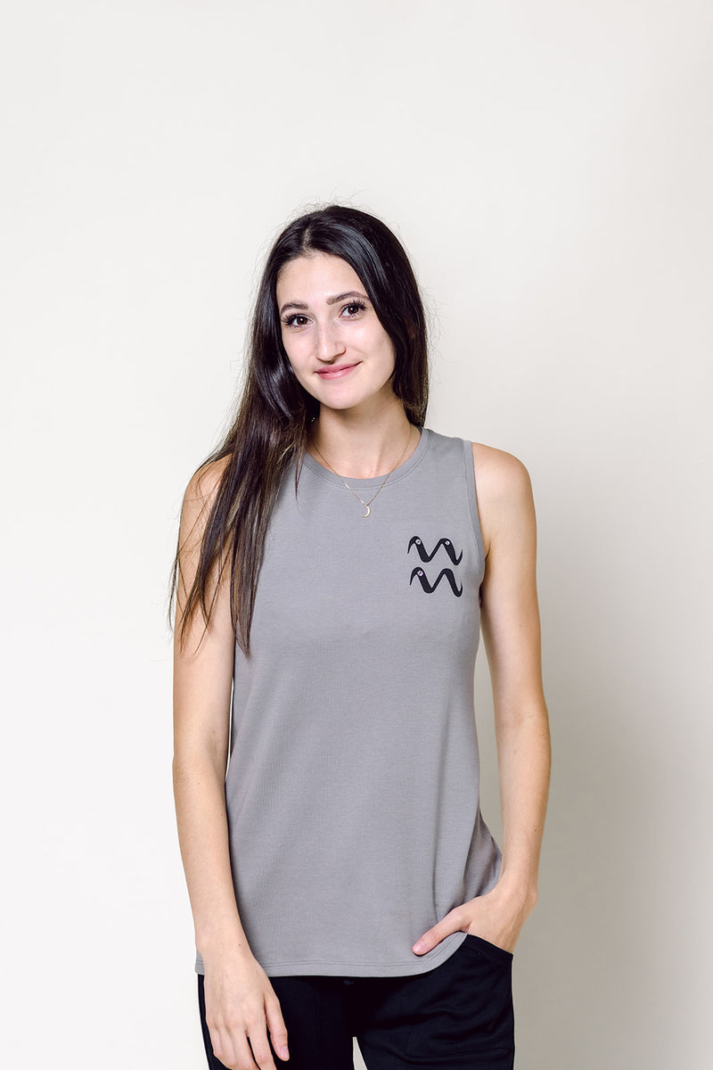 Sleeveless Zodiac Tee | Aquarius