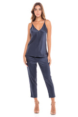Silk Ankle Pant