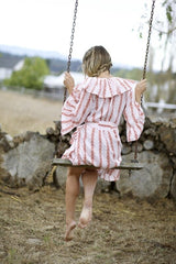 Kate Robe | Organic Double Gauze Cotton | Floral Vine